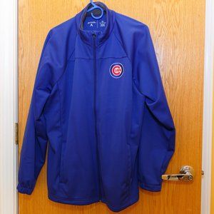 Chicago Cubs Antigua Full-Zip Golf Jacket - Cubbie Blue